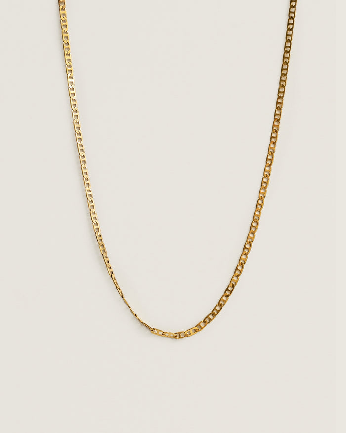 Link necklace - shell
