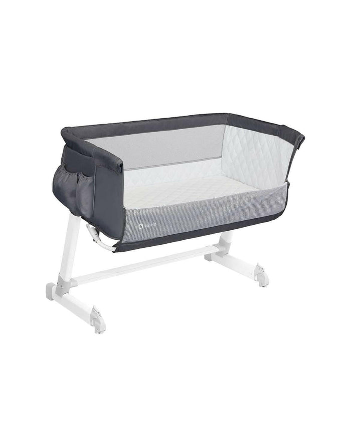 Lionelo - Theo Adjustable Bedside Cot - Dark Grey.