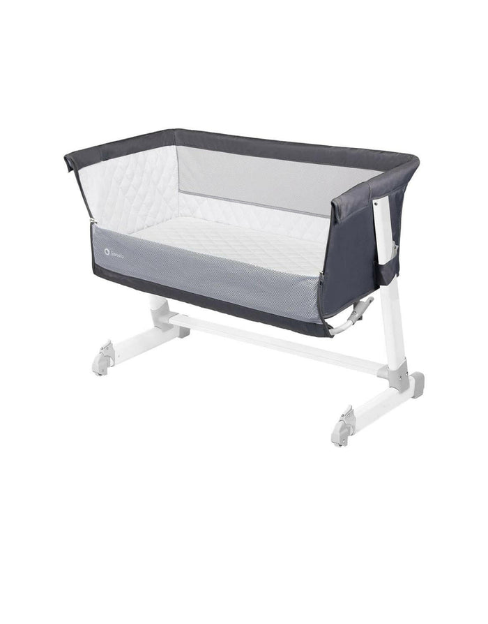 Lionelo - Theo Adjustable Bedside Cot - Dark Grey.