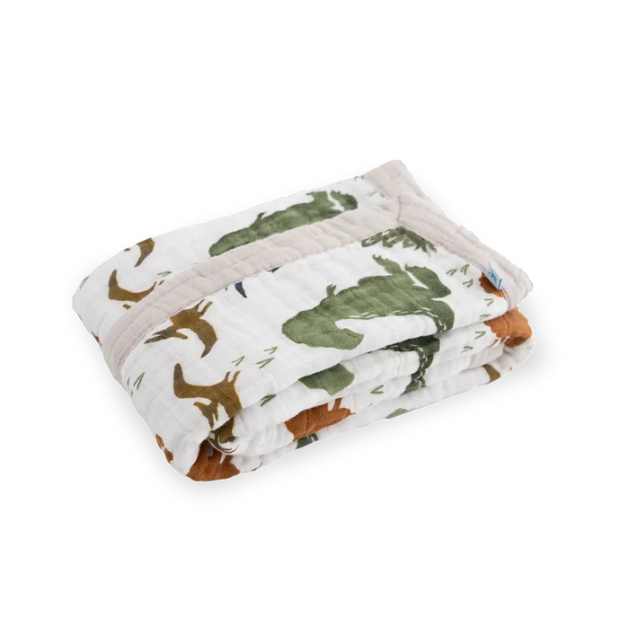 Little Unicorn Cotton Muslin Baby Blanket