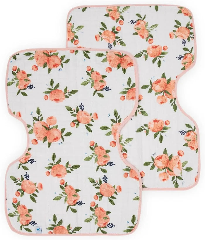 Little Unicorn Cotton Muslin Burp Cloth Set - Pack of 2