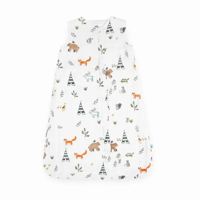 Little Unicorn Cotton Muslin Sleep Bag - Small (0-6 Months)
