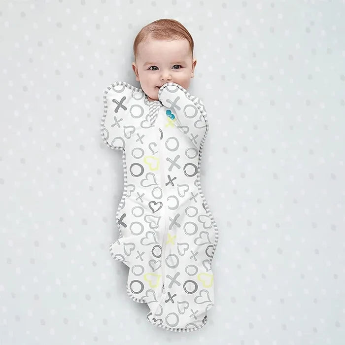 Love to Dream Swaddle Up Bamboo - Kisses (Lite White)