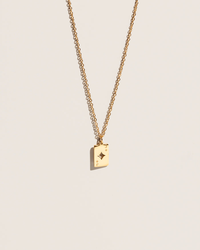 LTJ card necklace