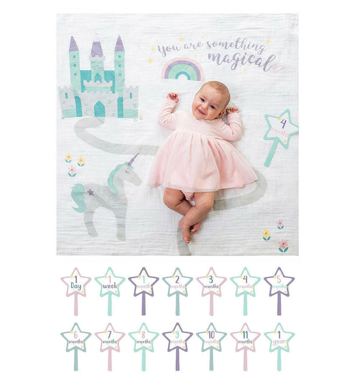 Lulujo - First Years Blanket & Card Set - Something Magical.