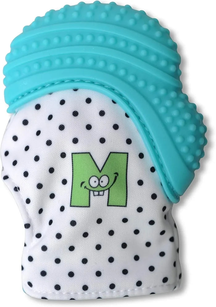 Malarkey Kids Munch Mitt Teething Mitten (Aqua Blue)