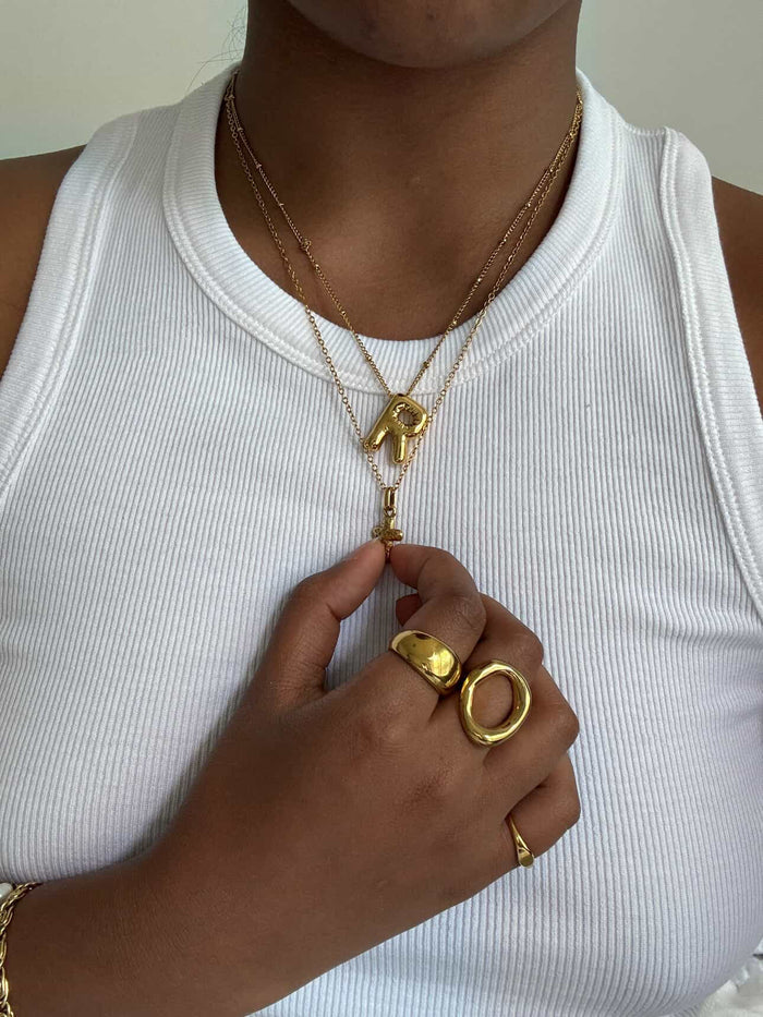 Martele cross necklace