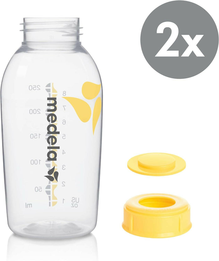 Medela Breast Milk Storage Bottles (250ml, Pack of 2)