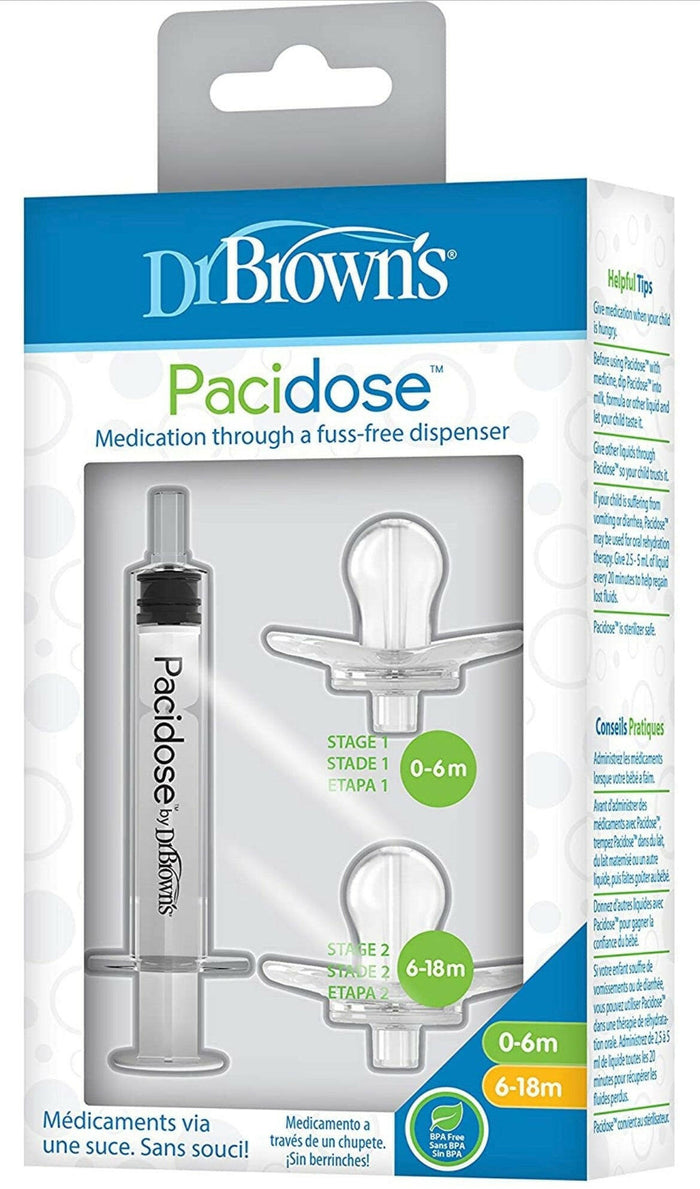 Medicine Dispenser with Oral Syringe by Dr. Brown’s, 2 PK.