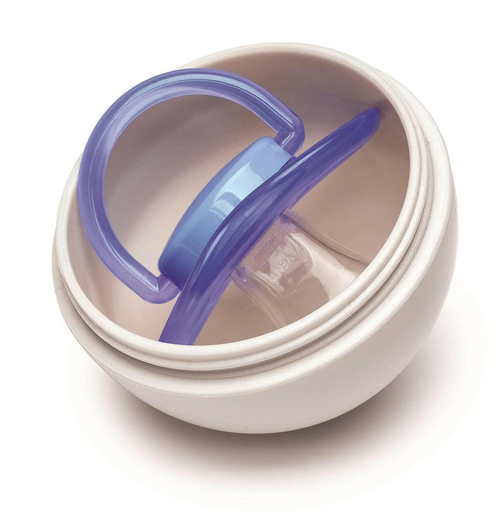 Melii Pacifier Pod - Blue & Grey.