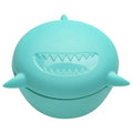 Melii Silicone Bowl with Lid 350ml - Turquoise Shark.