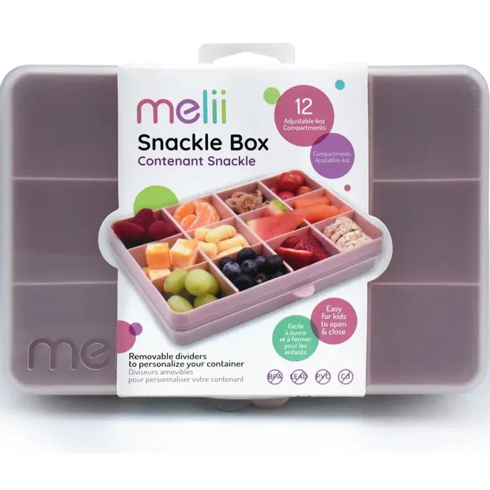 Melii Snackle Food Container With Removable Divider (4oz)