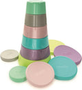 Melii Stacking & Nesting Containers with Silicone Lids - 6 Containers.