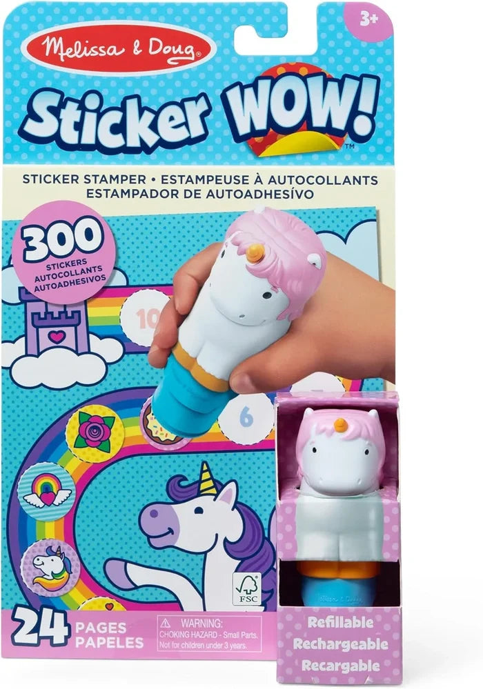 Melissa & Doug Sticker Wow Sticker Stamper & Activity Pad