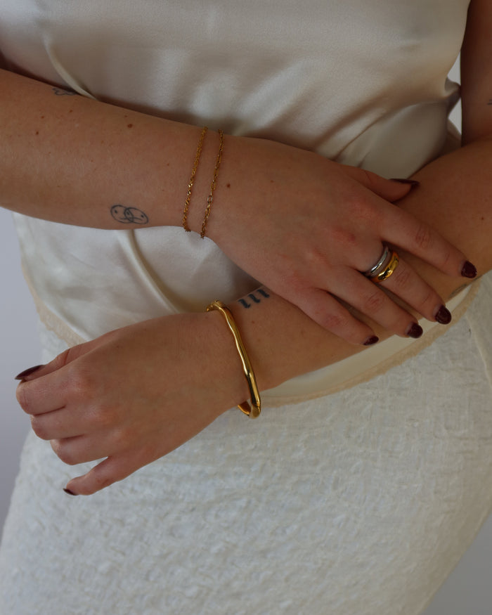 Mini paperclip bracelet - Shine