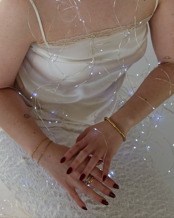 Mini paperclip bracelet - Shine
