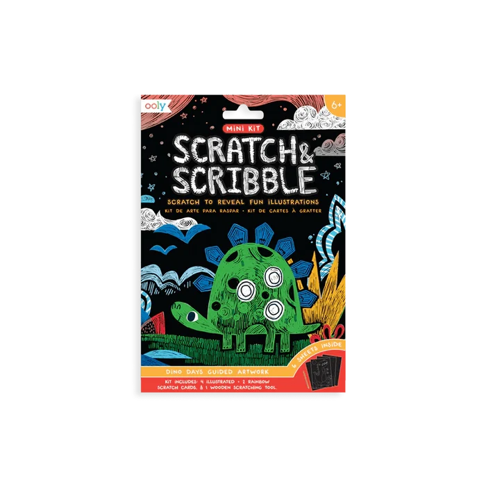 Mini Scratch & Scribble - Dino Days by Ooly.