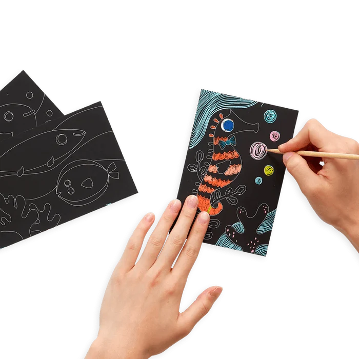 Mini Scratch & Scribble - Friendly Fish.