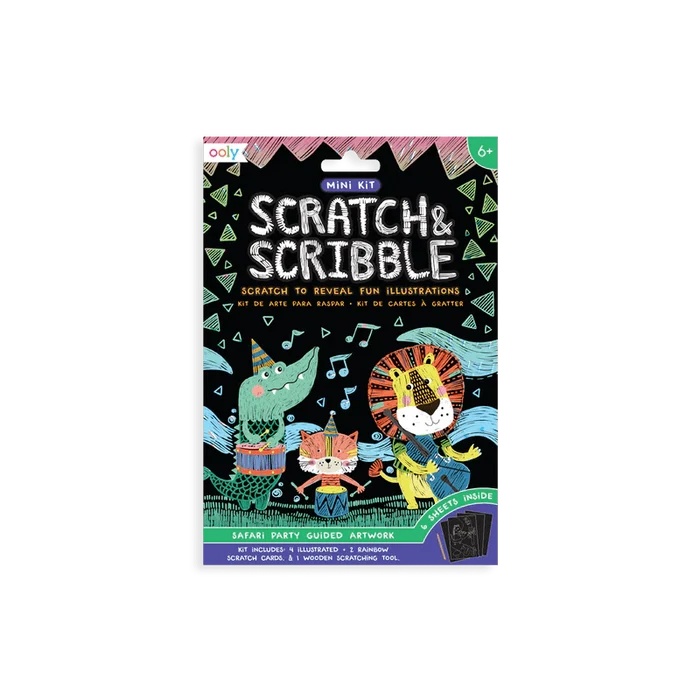 Mini Scratch & Scribble - Safari Party.
