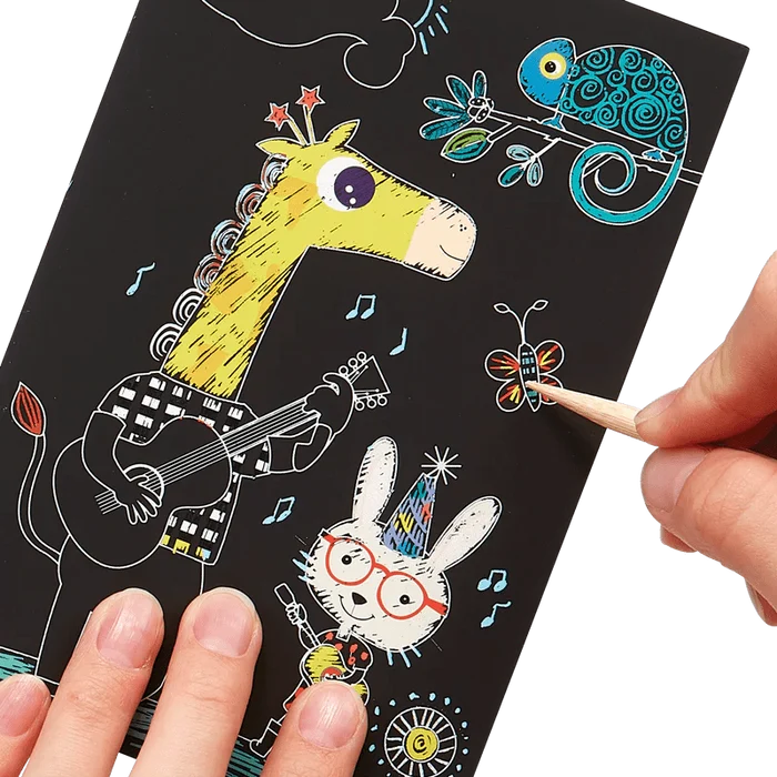 Mini Scratch & Scribble - Safari Party.