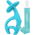 Mombella Elephant Baby Teether Toys, Blue, 6m+
