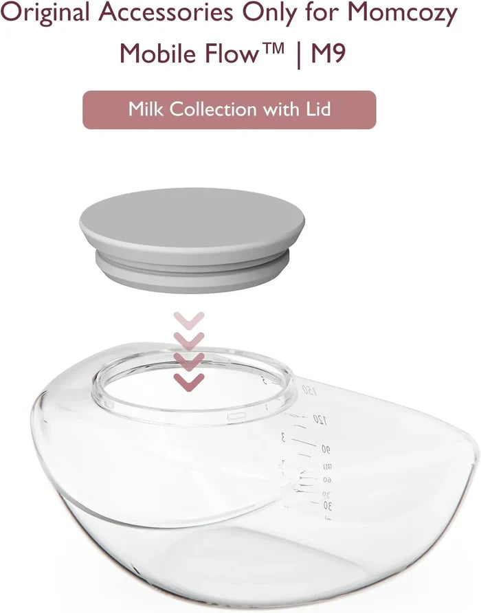 Momcozy Breast Pump Accessories For Mobile Flow, Milk Collector & Storage Lid