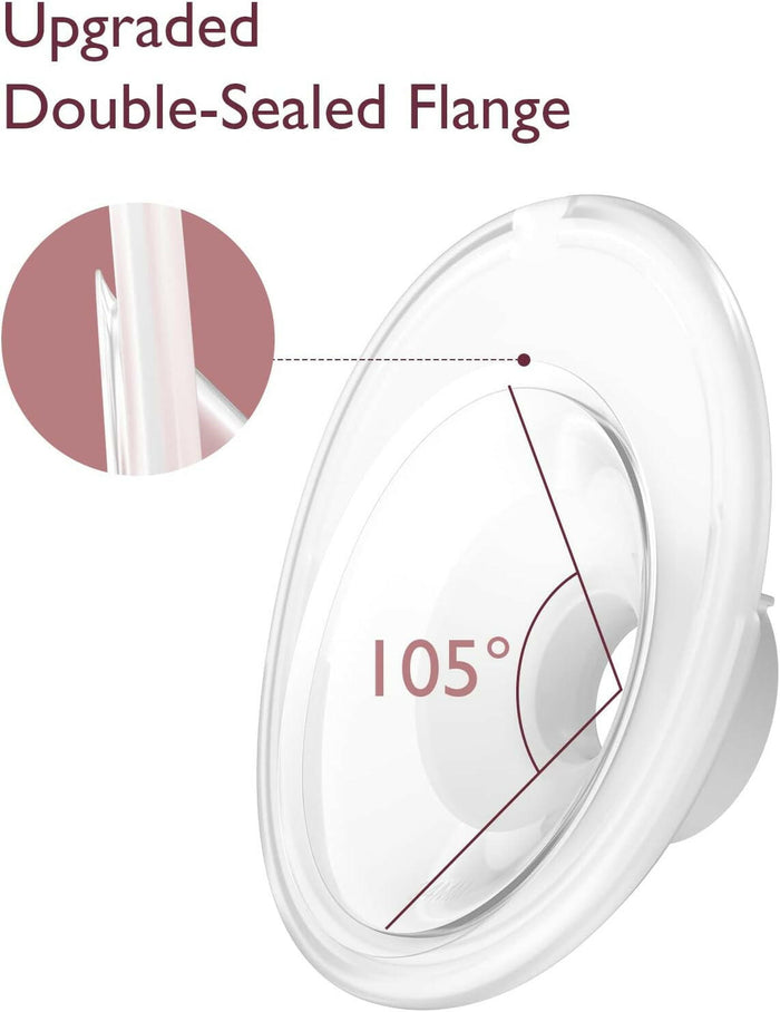 Momcozy Double-Sealed Flange Compatible with Momcozy M5.