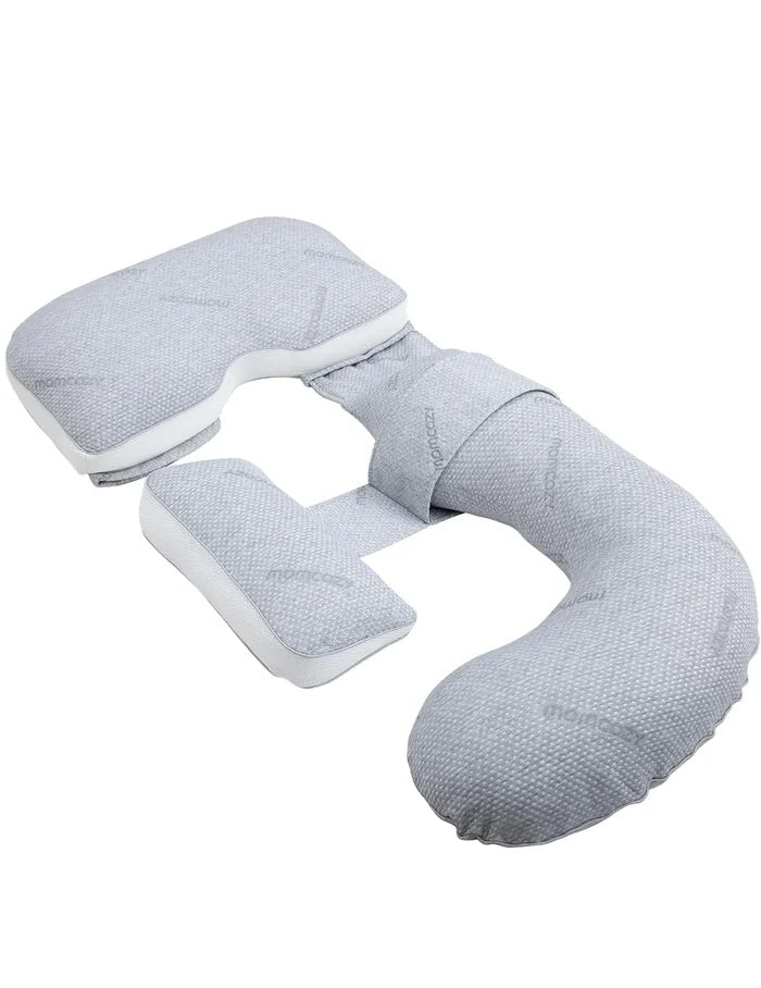 Momcozy G-Shaped Pregnancy Pillow (Grey)