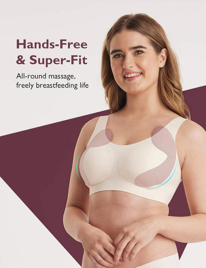 Momcozy Hands-Free Lactation Massage Pads, 2 Pack.