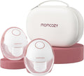 Momcozy M6 Wearable Breast Pump - Mobile Style (Maroon)
