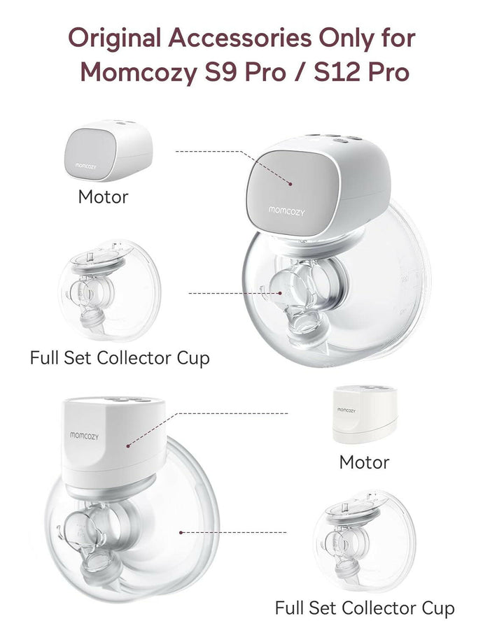 Momcozy milk Collection Container Set for S9 Pro/S12 Pro