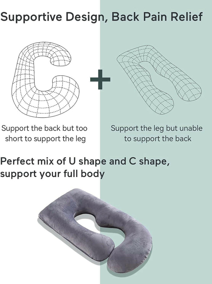 Momcozy U Shaped Pregnancy Pillow.