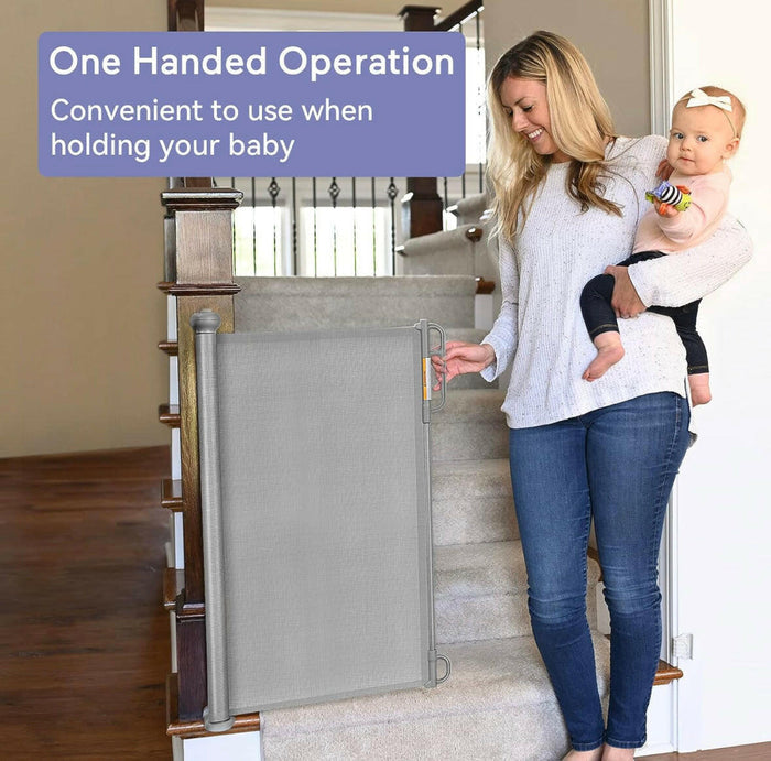 Momcozy Retractable Baby Gate.