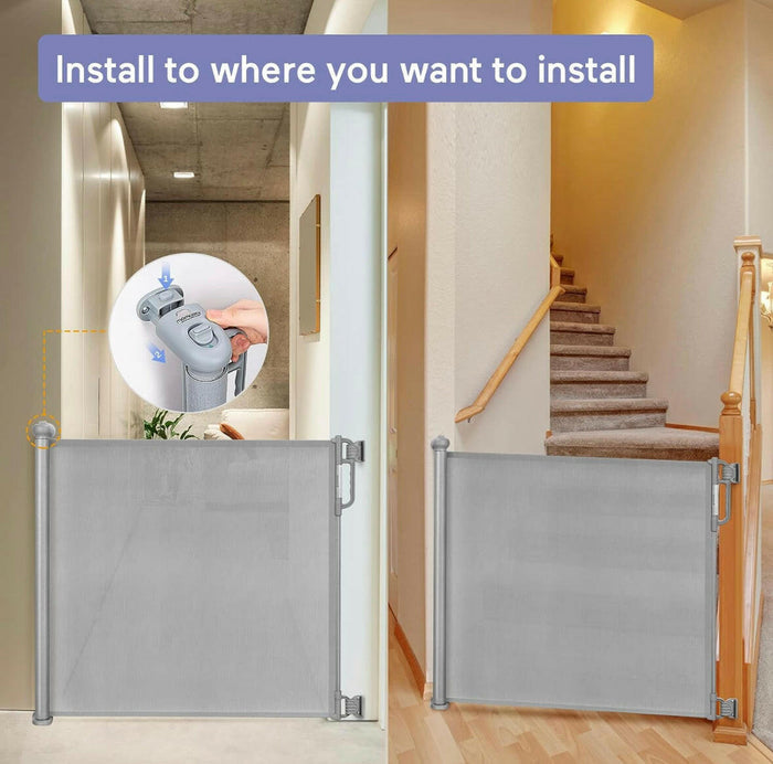 Momcozy Retractable Baby Gate.