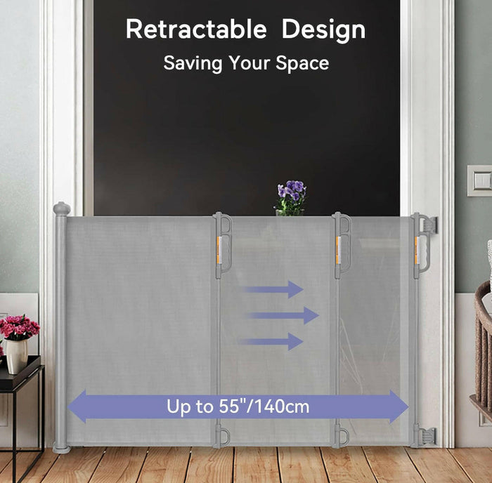 Momcozy Retractable Baby Gate.