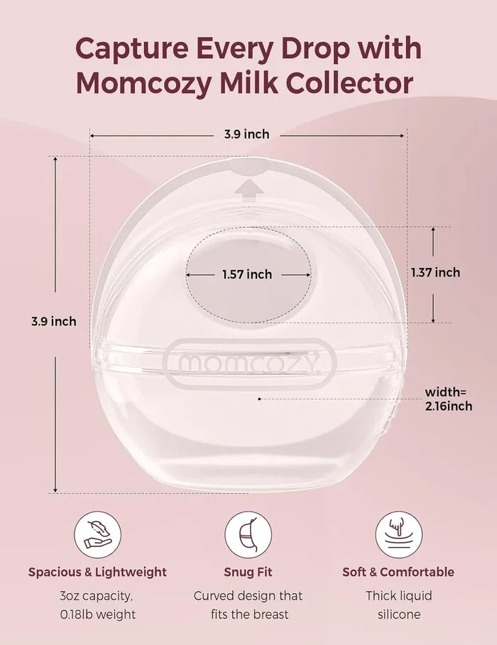 Momcozy Reusable Milk Collector for Breastmillk (90ml)
