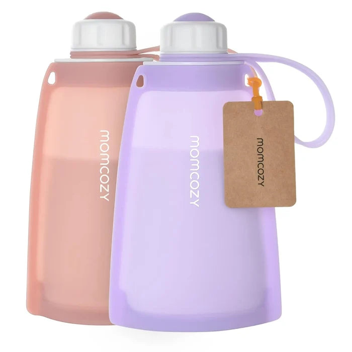 Momcozy Silicone Milk Storage Bags (Pack of 2)