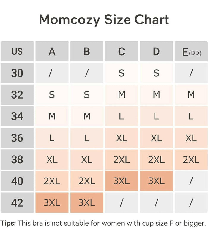 Momcozy Seamless Nursing Bra - Beige.