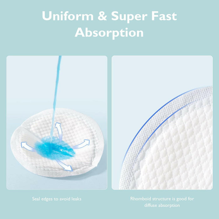 Momcozy Ultra-Thin Disposable Nursing Pads, Super Absorbent and Breathable (120 Count).