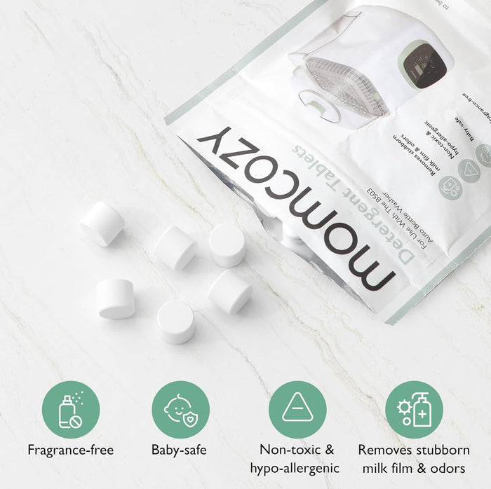 Momcozy Washing Block for Momcozy KleanPal Pro Baby Bottle Washer (120 Tablets)