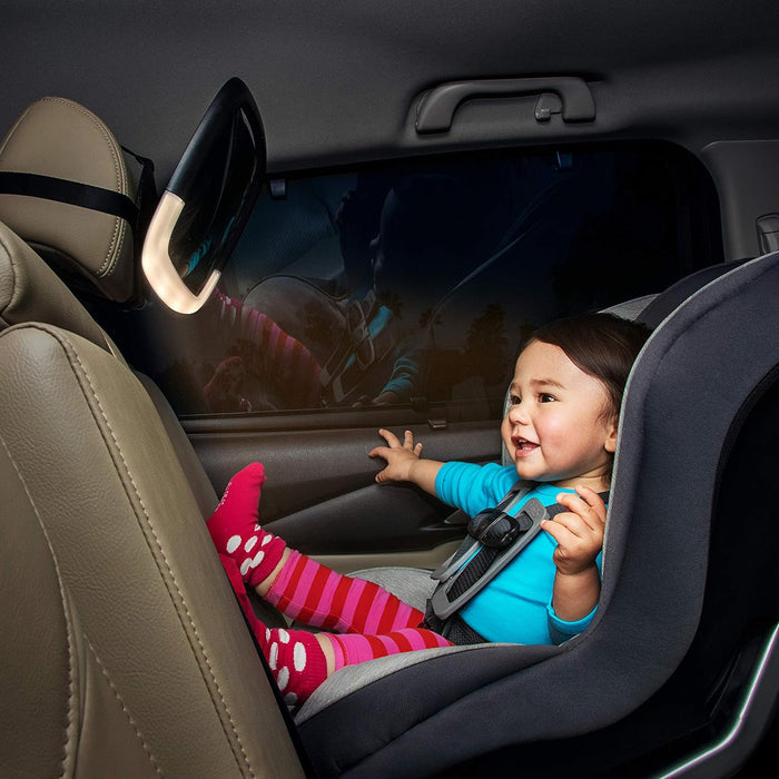 Munchkin Brica Night Light Pivot Baby in-Sight Adjustable Car Mirror