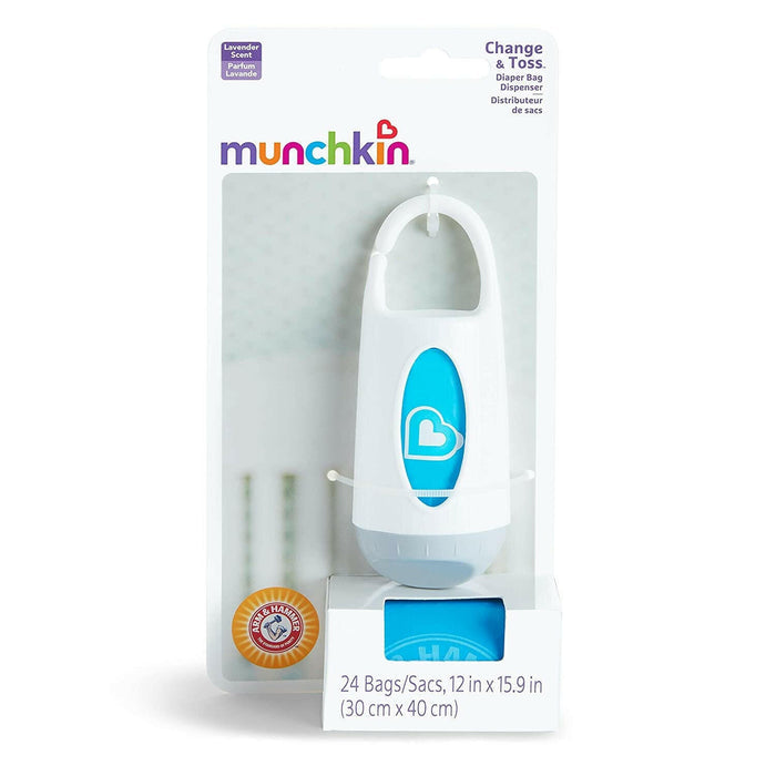 Munchkin Arm and Hammer Diaper Bag Dispenser.