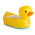 Munchkin Duck Inflatable Baby Bathtub with White Hot Heat Alert.