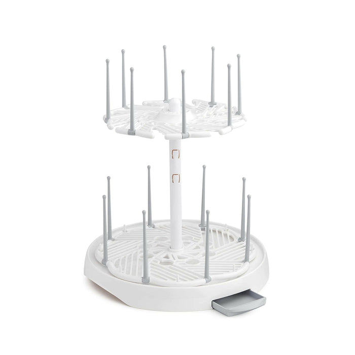 Munchkin High Capacity Drying Rack for Baby Bottles and Accessories, White.