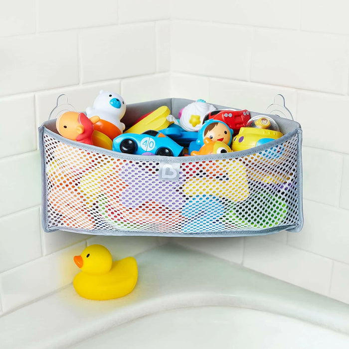 Munchkin High N Dry Corner Bath Organizer, Grey.