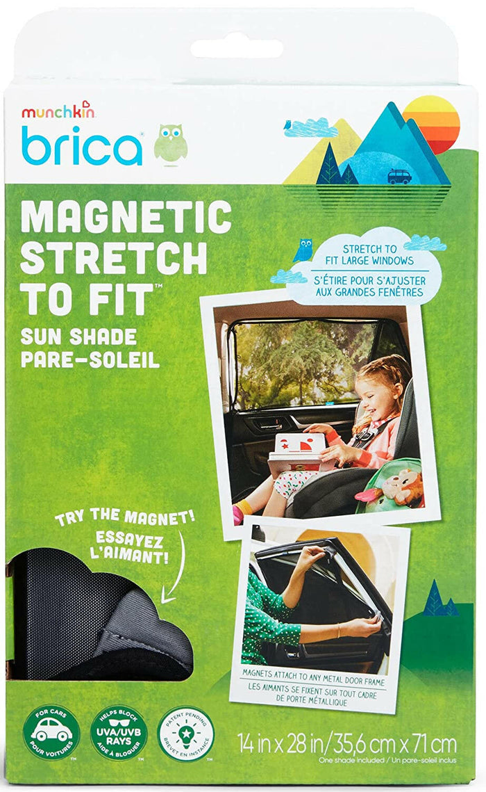 Munchkin Magnetic Stretch to Fit Sunshade, Black.