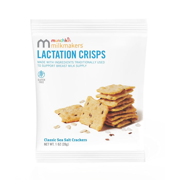 Munchkin Milkmakers Lactation Crisps for Nursing, Breastfeeding & Pumping Moms