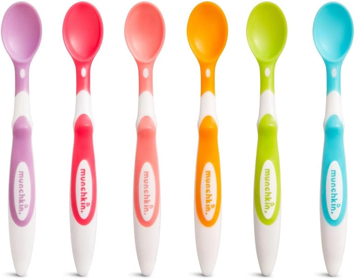 Munchkin Soft Tip Infant Spoons, Pack of 6