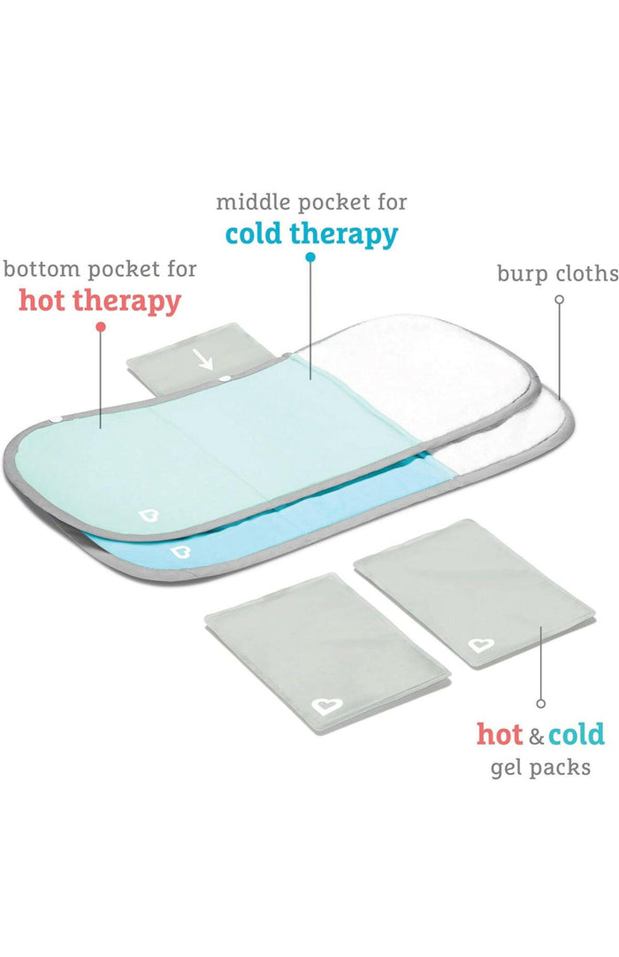 Munchkin TheraBurpee Colic & Fever Rescue Kit with Hot & Cold Therapy Burp Cloths