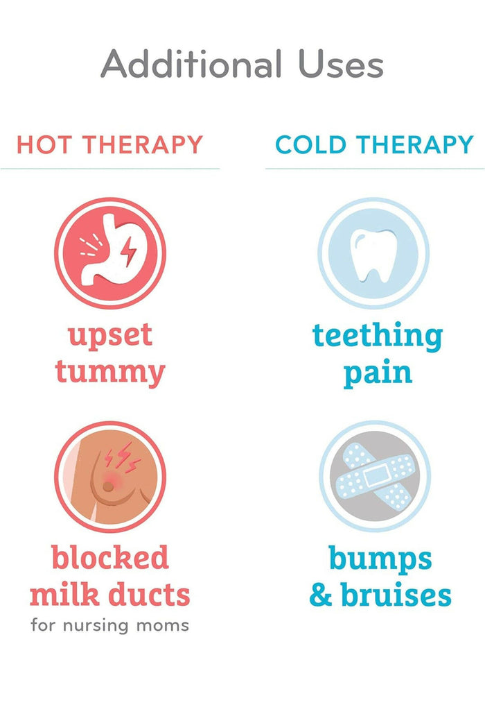Munchkin TheraBurpee Colic & Fever Rescue Kit with Hot & Cold Therapy Burp Cloths
